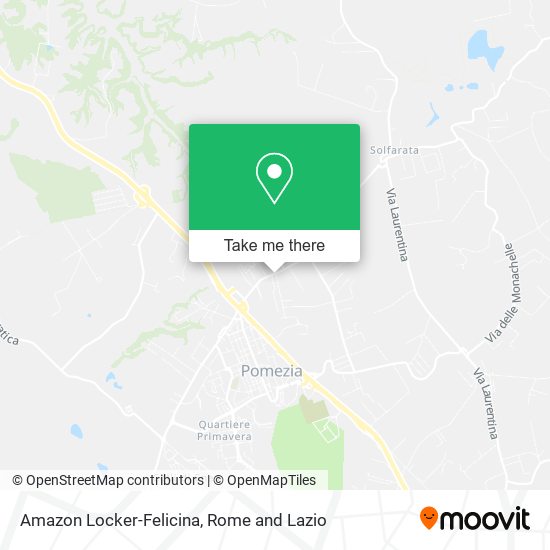 Amazon Locker-Felicina map