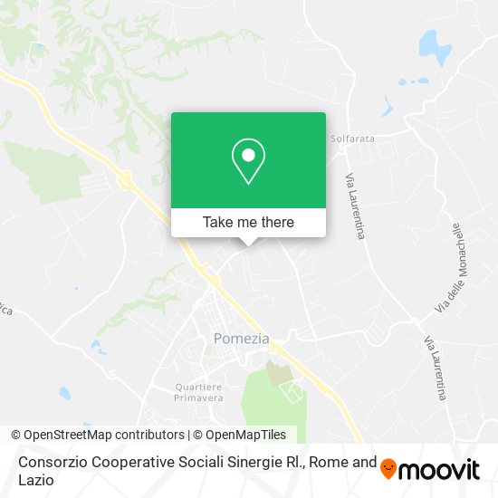 Consorzio Cooperative Sociali Sinergie Rl. map