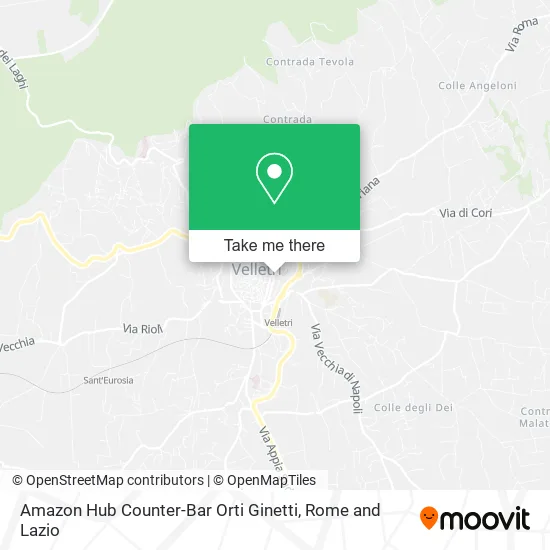 Amazon Hub Counter-Bar Orti Ginetti map