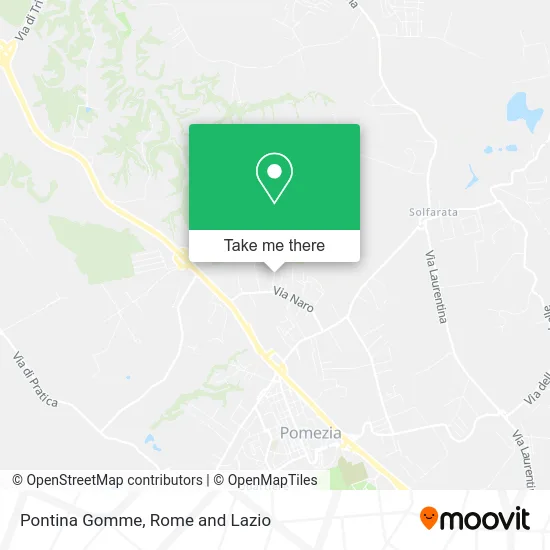 Pontina Tires map