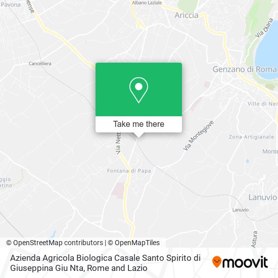 Azienda Agricola Biologica Casale Santo Spirito di Giuseppina Giu Nta map