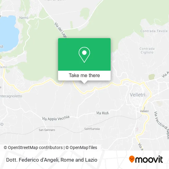 Dr. Federico d'Angeli map