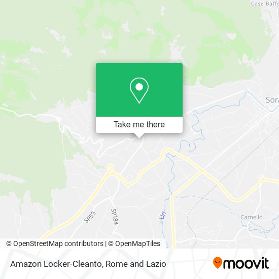 Amazon Locker-Cleanto map