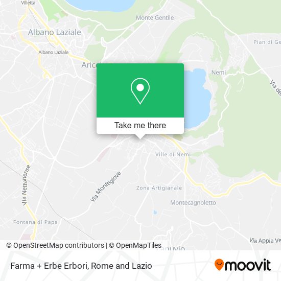 Farma + Erbe Erbori map