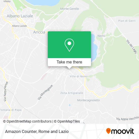 Amazon Counter map