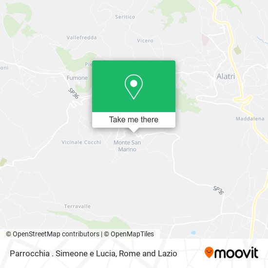 Parrocchia . Simeone e Lucia map