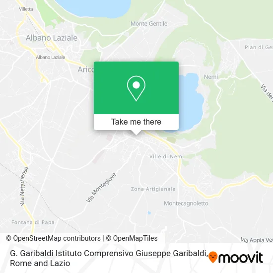 G. Garibaldi Comprehensive Institute Giuseppe Garibaldi map