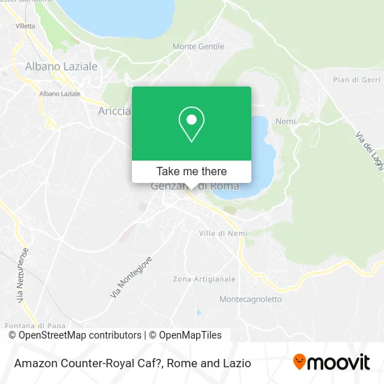 Amazon Counter-Royal Cafe map