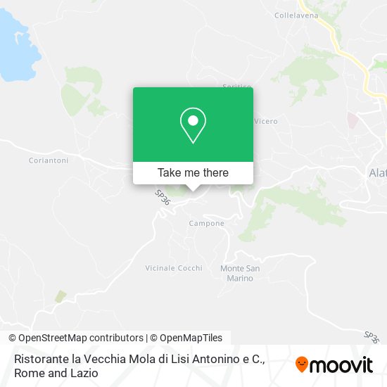 Ristorante la Vecchia Mola di Lisi Antonino e C. map