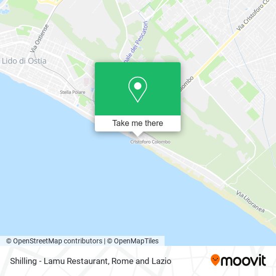 Shilling - Lamu Restaurant map