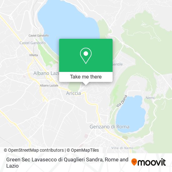 Green Sec Lavasecco di Quaglieri Sandra map