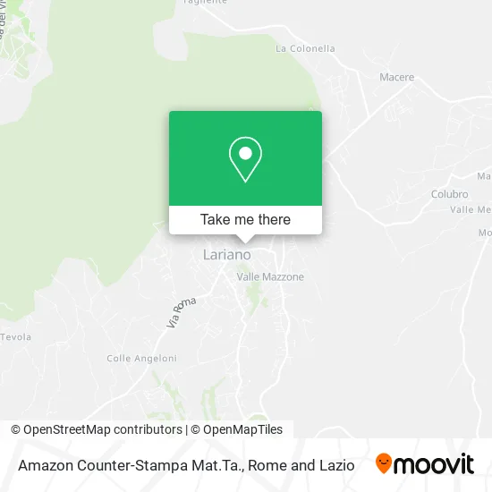 Amazon Counter-Stampa Mat.Ta. map