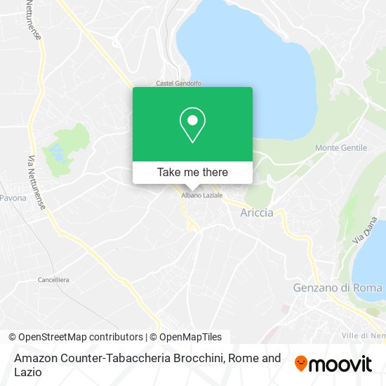 Amazon Counter-Tabaccheria Brocchini map