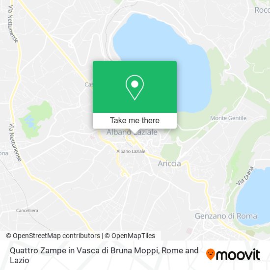 Quattro Zampe in Vasca di Bruna Moppi map