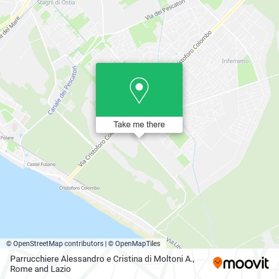 Parrucchiere Alessandro e Cristina di Moltoni A. map