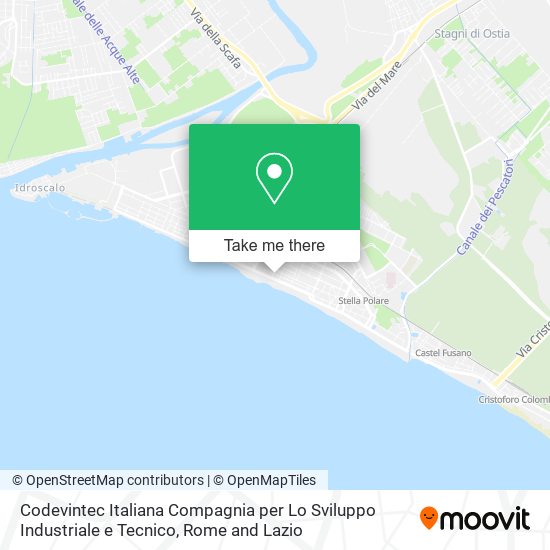 Codevintec Italiana Compagnia per Lo Sviluppo Industriale e Tecnico map