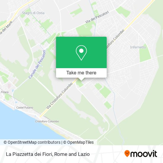 La Piazzetta dei Fiori map