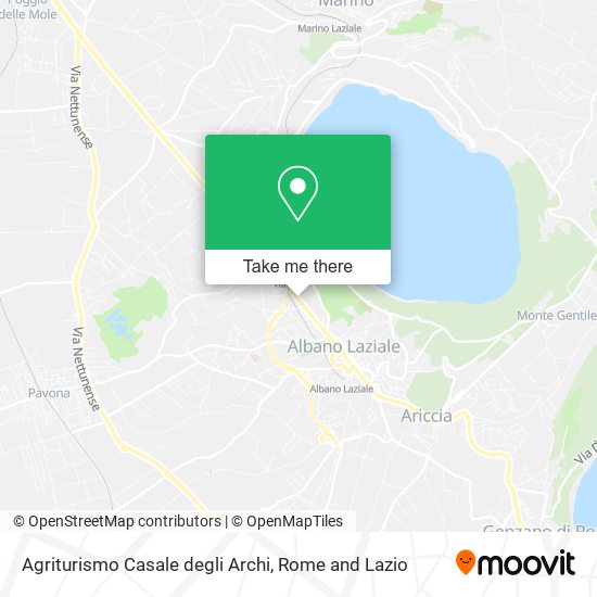 Agriturismo Casale degli Archi map