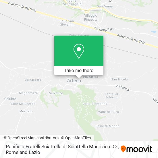 Panificio Fratelli Sciattella di Sciattella Maurizio e C-. map