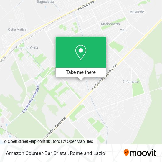 Amazon Counter-Bar Cristal map