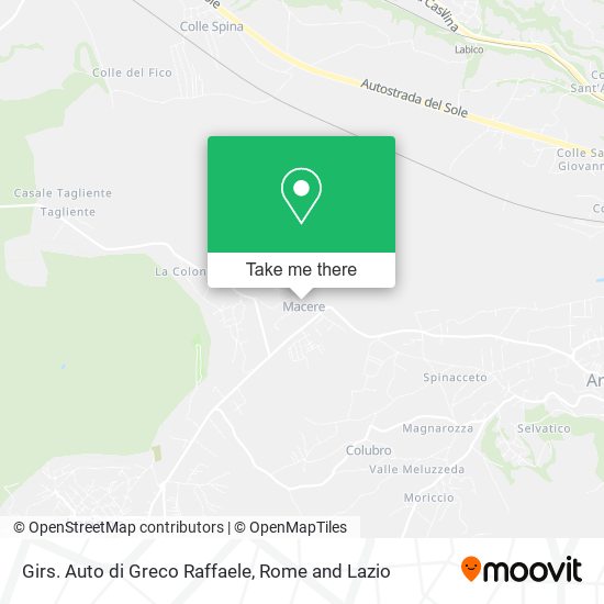 Girs. Auto di Greco Raffaele map