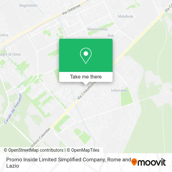 Promo Inside Limited Simplified Company map