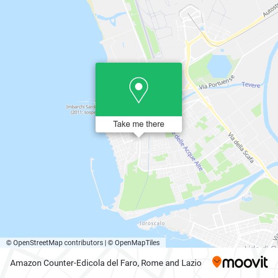 Amazon Counter-Edicola del Faro map