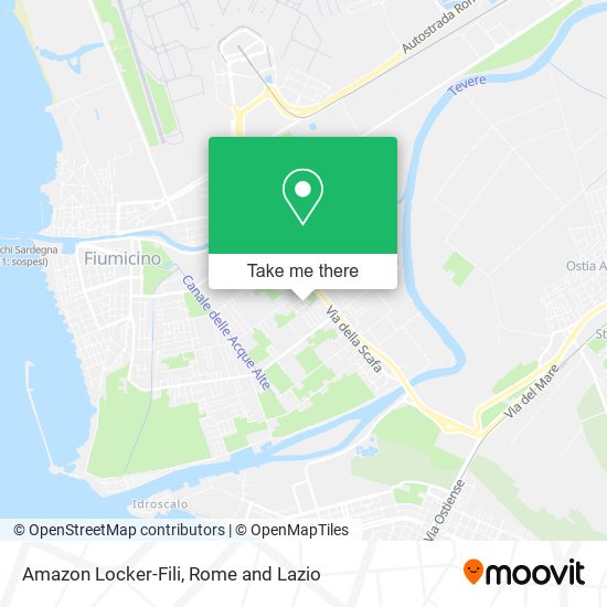 Amazon Locker-Fili map