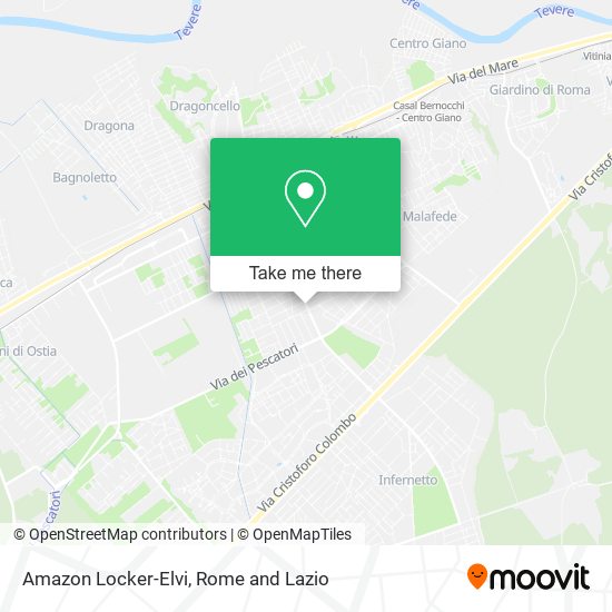 Amazon Locker-Elvi map