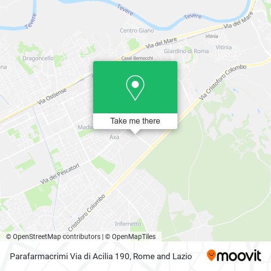Parafarmacrimi Via di Acilia 190 map