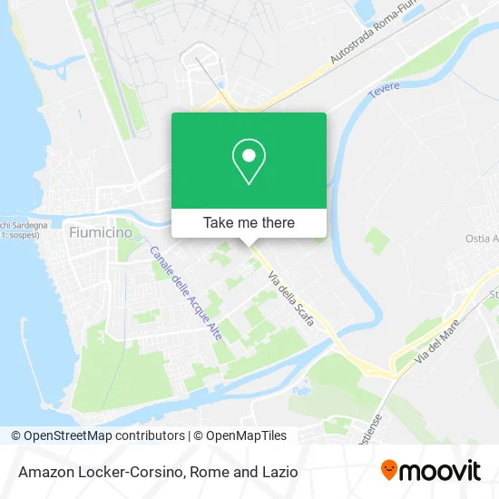 Amazon Locker-Corsino map