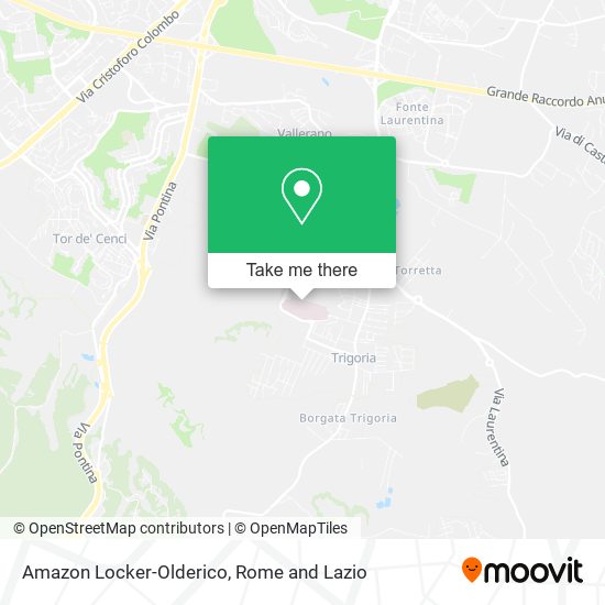 Amazon Locker-Olderico map