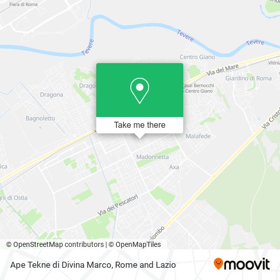 Ape Tekne di Divina Marco map