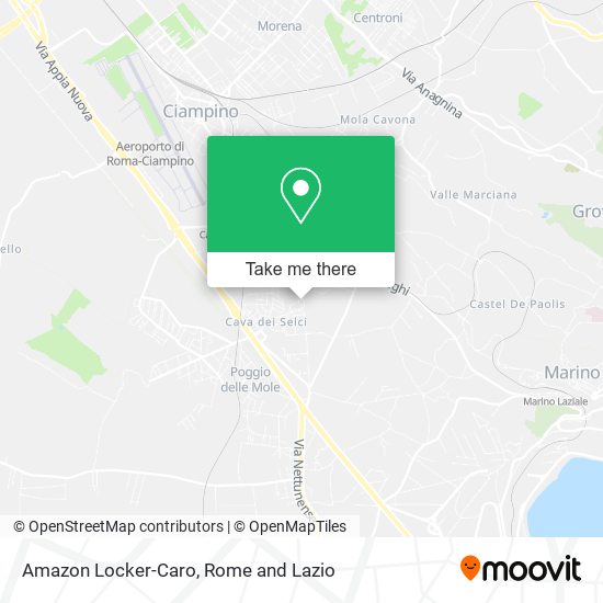 Amazon Locker-Caro map