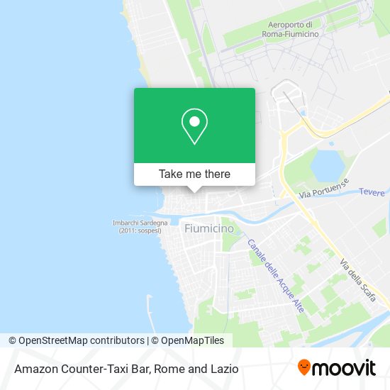 Amazon Counter-Taxi Bar map