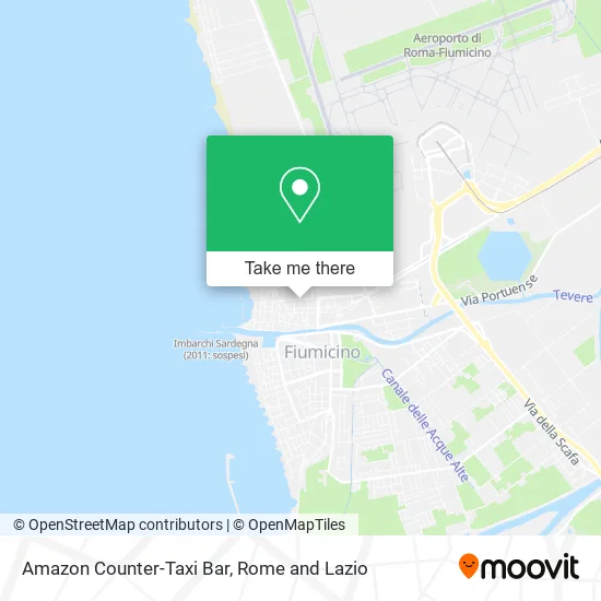 Amazon Counter-Taxi Bar map