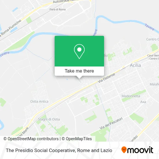 The Presidio Social Cooperative map