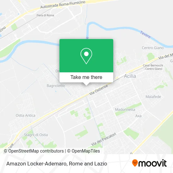 Amazon Locker-Ademaro map