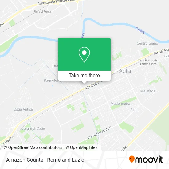 Amazon Counter map