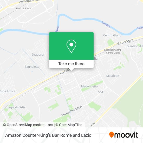 Amazon Counter-King's Bar map