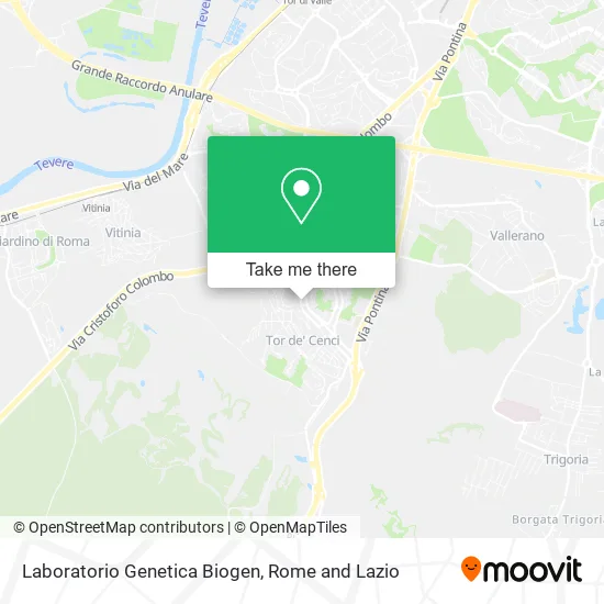 Biogen Genetics Laboratory map