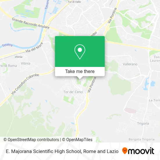 E. Majorana Scientific High School map