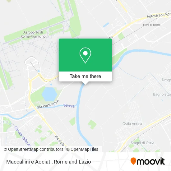 Maccallini and Associates map