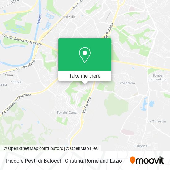 Piccole Pesti di Balocchi Cristina map