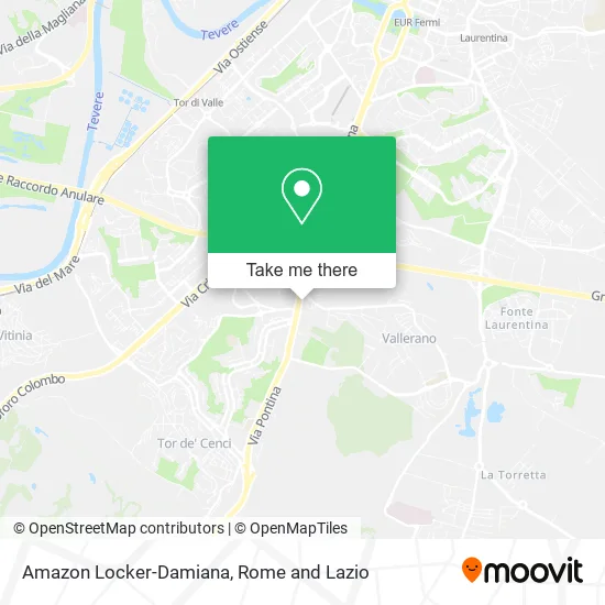 Amazon Locker-Damiana map