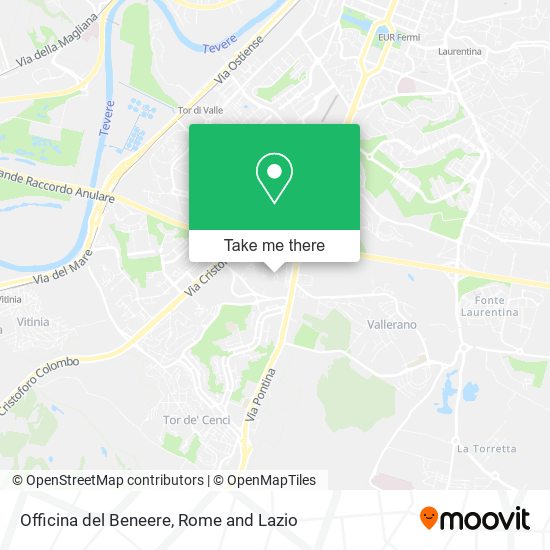 Officina del Beneere map