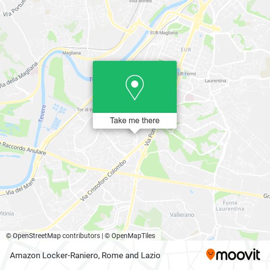 Amazon Locker-Raniero map