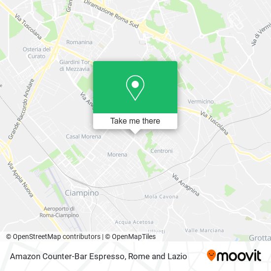 Amazon Counter-Bar Espresso map
