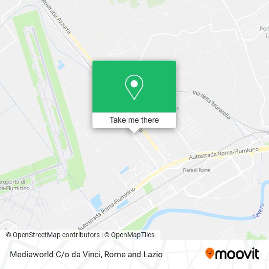 Mediaworld C/o da Vinci map