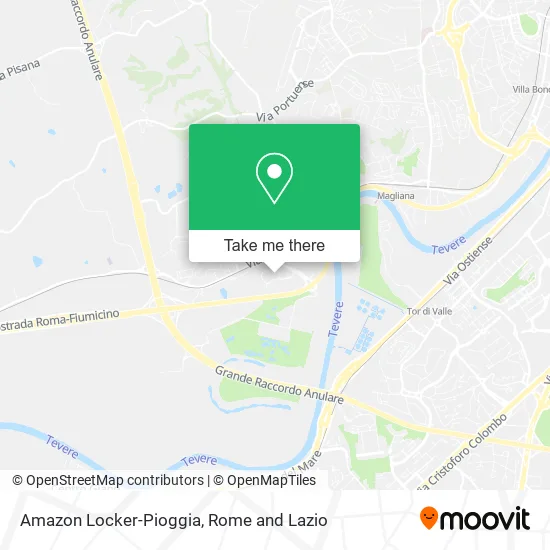 Amazon Locker-Pioggia map